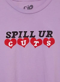 Olivia Rodrigo Spill Ur Guts Women's Cropped T-Shirt - BoxLunch Exclusive