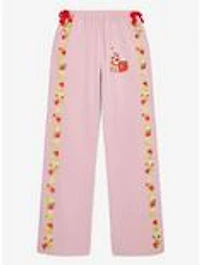 Strawberry Shortcake Stripes Wide Leg Women's Sweatpants - BoxLunch Exclusive