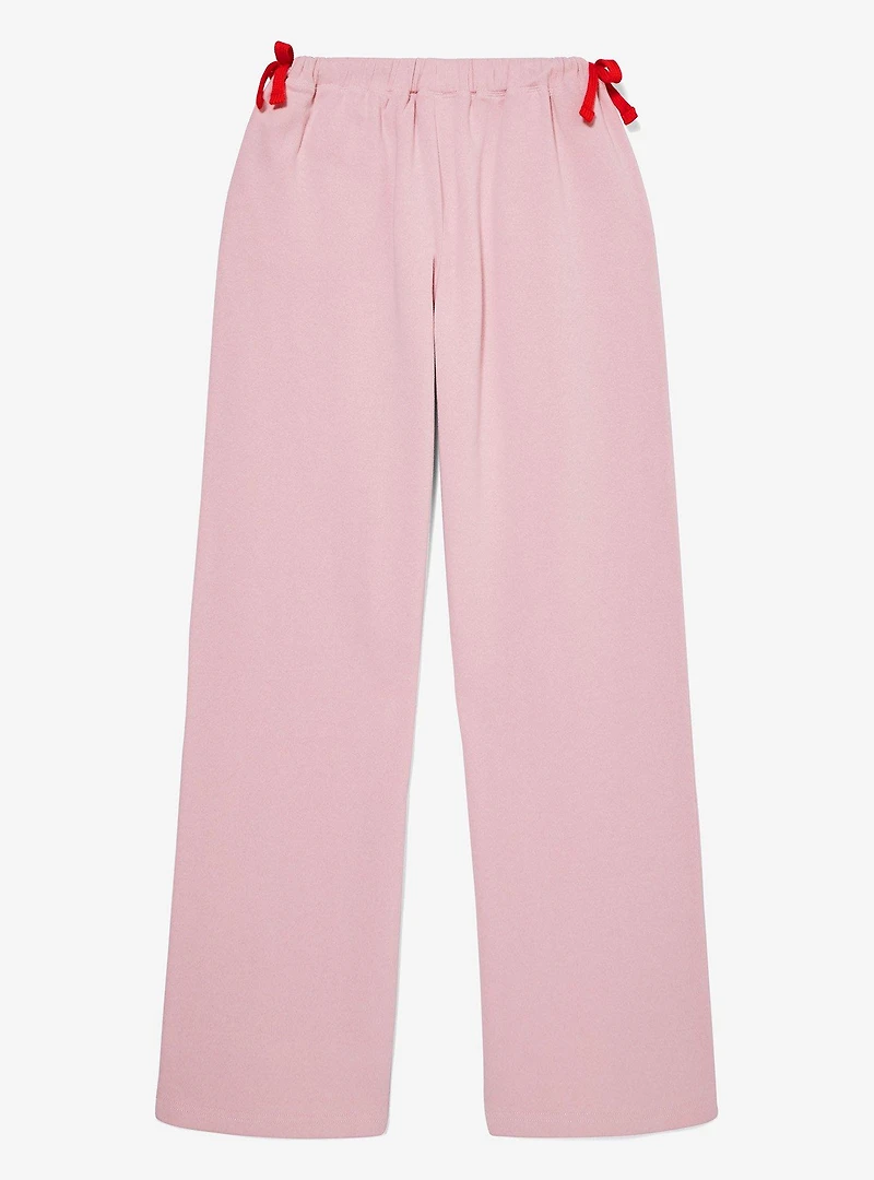 Strawberry Shortcake Stripes Wide Leg Women's Sweatpants - BoxLunch Exclusive