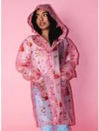 Cakeworthy Strawberry Shortcake Allover Print Rain Jacket