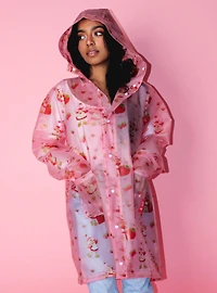 Cakeworthy Strawberry Shortcake Allover Print Rain Jacket