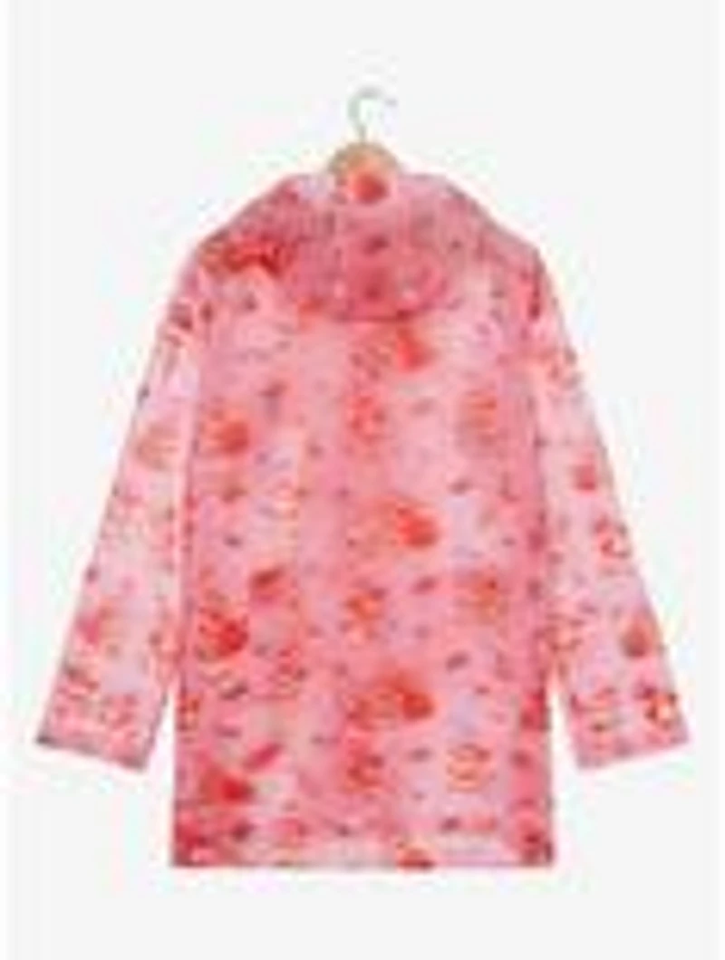 Cakeworthy Strawberry Shortcake Allover Print Rain Jacket
