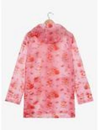 Cakeworthy Strawberry Shortcake Allover Print Rain Jacket