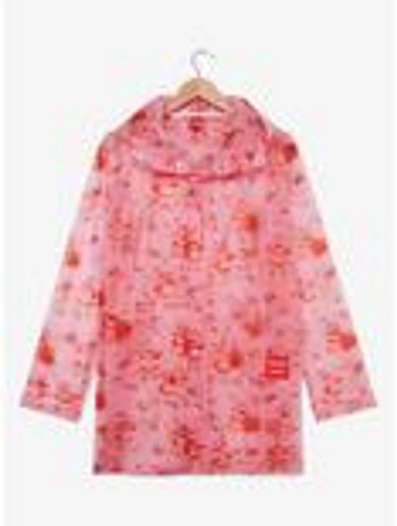 Cakeworthy Strawberry Shortcake Allover Print Rain Jacket