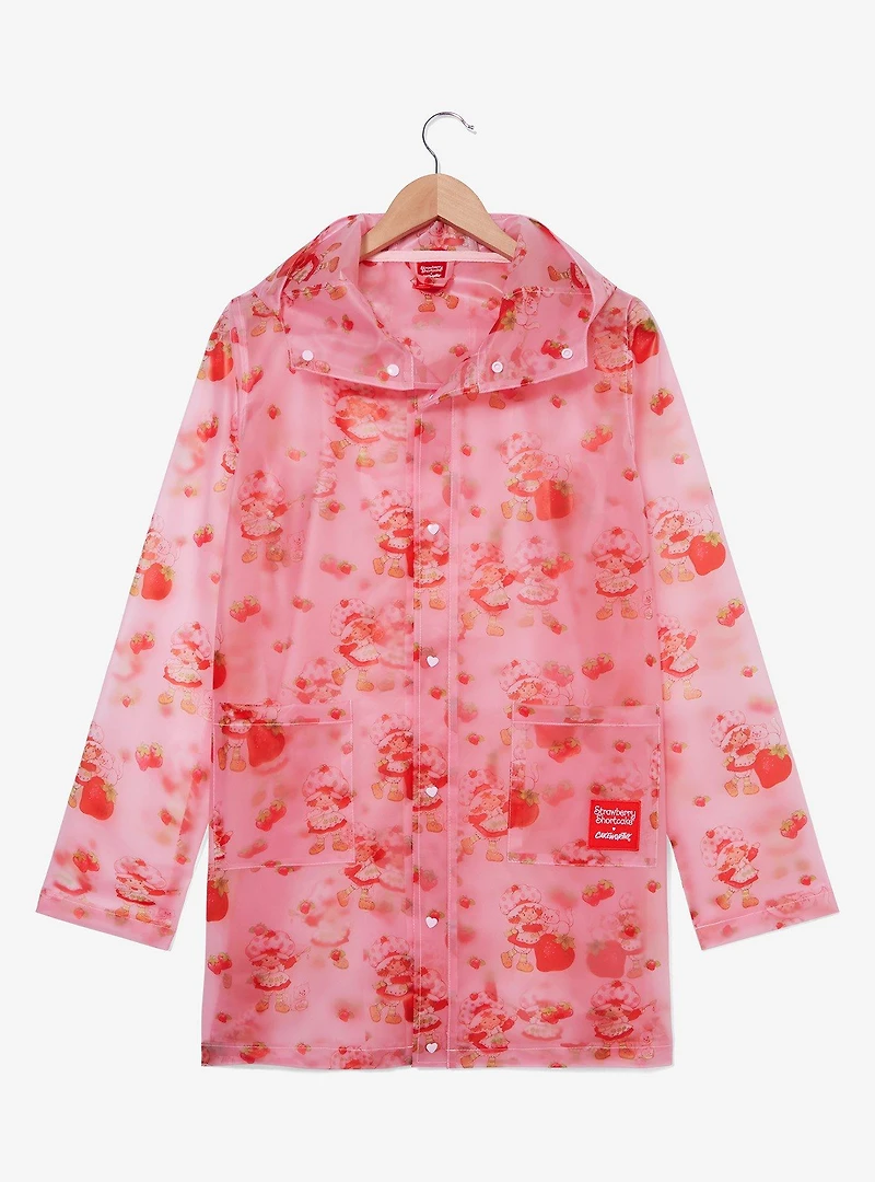Cakeworthy Strawberry Shortcake Allover Print Rain Jacket