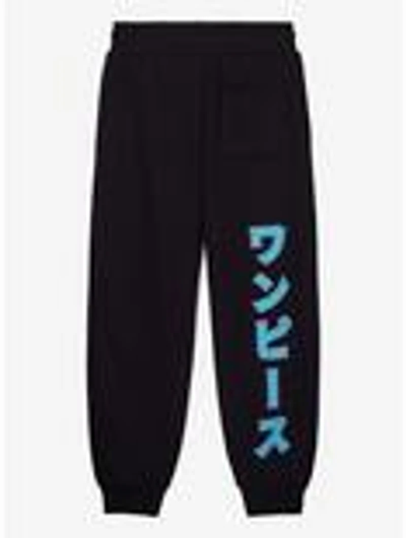 One Piece Jolly Roger Puff Print Joggers — BoxLunch Exclusive
