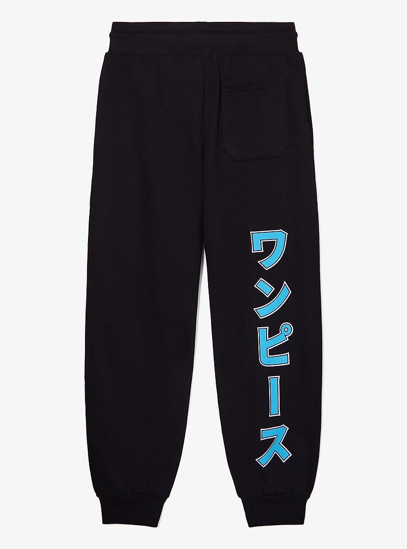 One Piece Jolly Roger Puff Print Joggers — BoxLunch Exclusive