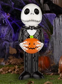 Disney Nightmare Before Christmas Jack Skellington Lighted Blow Mold Yard Decor