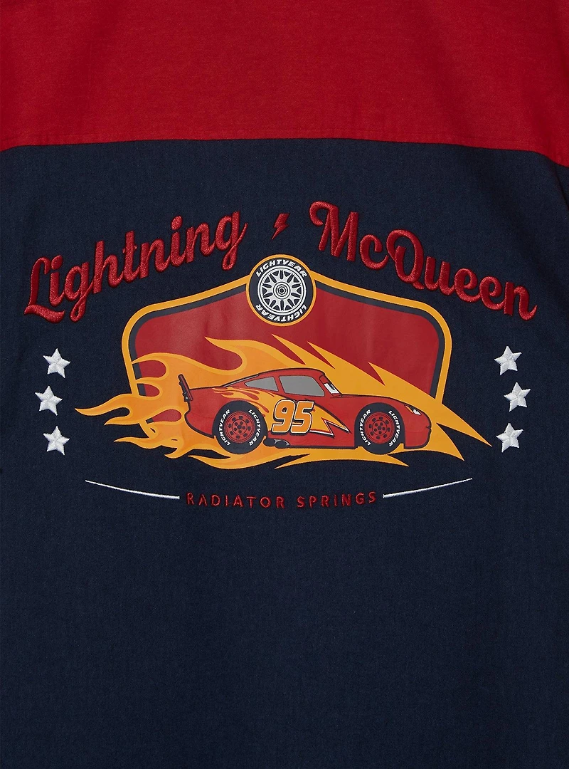 Disney Pixar Cars Lightning McQueen Mechanic Button-Up - BoxLunch Exclusive