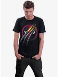 Deadpool Slashed Front Print T-Shirt