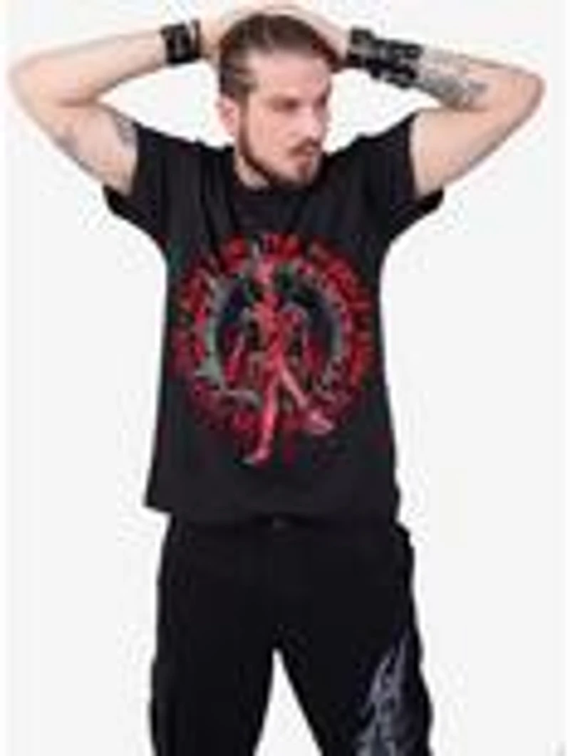 Deadpool Aim For The Middle Front Print T-Shirt