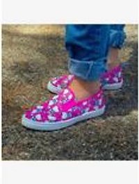 Hello Kitty Womens Slip On Canvas Sneakers