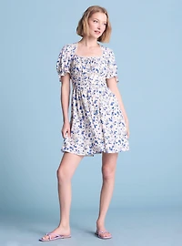 Disney Snow White and the Seven Dwarfs Floral Allover Print Dress — BoxLunch Exclusive