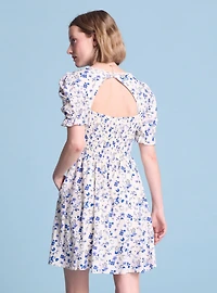 Disney Snow White and the Seven Dwarfs Floral Allover Print Dress — BoxLunch Exclusive