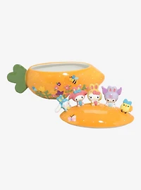 Sanrio Hello Kitty and Friends Figural Carrot Easter Candy Jar