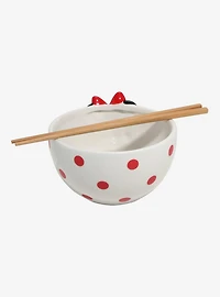 Disney Minnie Mouse Polka Dot Ramen Bowl Set