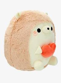 Hedgehog Valentine's Day Red Heart 8 Inch Plush