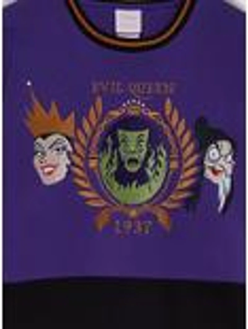 Disney Snow White and the Seven Dwarfs Evil Queen Crest Panel Crewneck - BoxLunch Exclusive