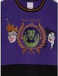 Disney Snow White and the Seven Dwarfs Evil Queen Crest Panel Crewneck - BoxLunch Exclusive