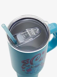 Disney Lilo & Stitch 2 Cute Straw Tumbler with Handle
