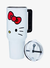 Sanrio Hello Kitty Facial Straw Tumbler with Handle