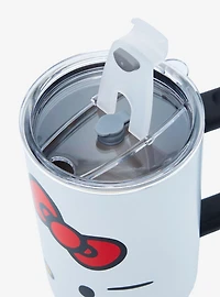 Sanrio Hello Kitty Facial Straw Tumbler with Handle