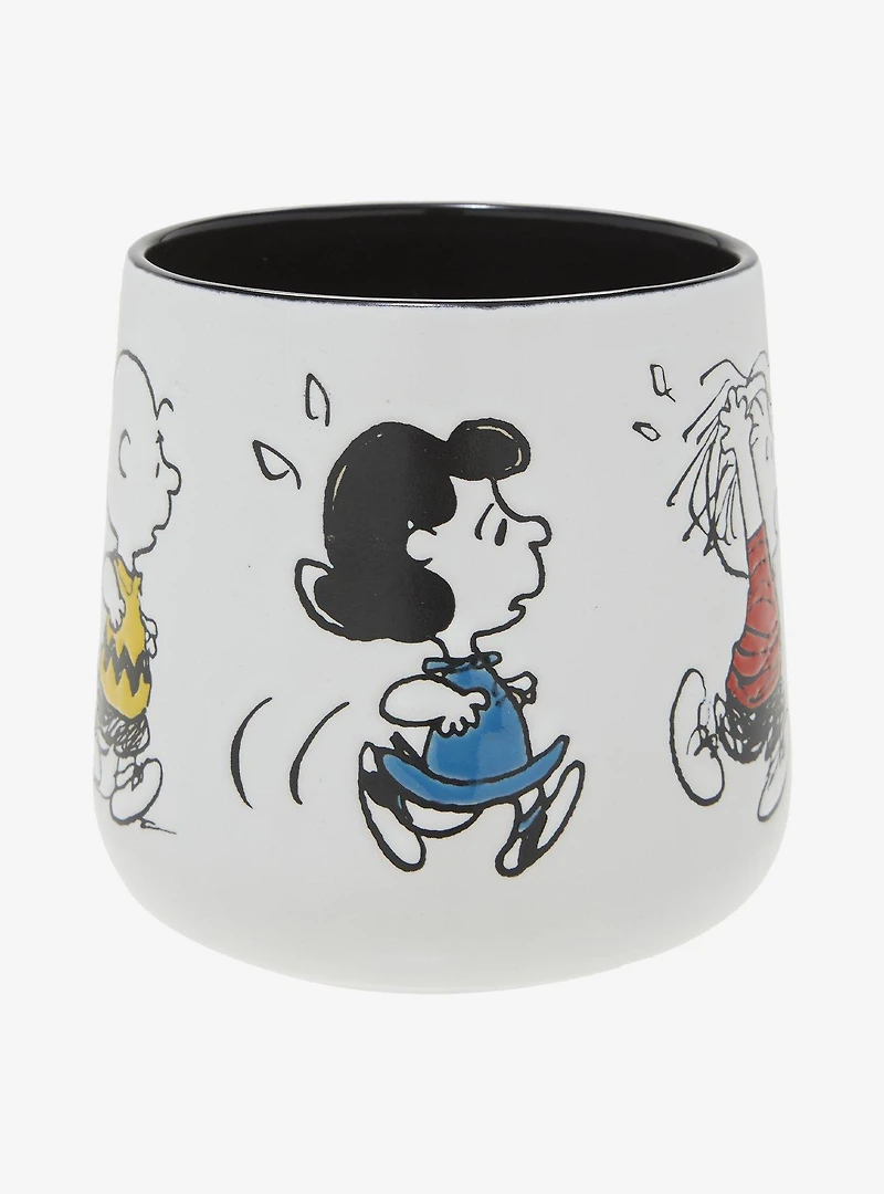 Peanuts Character Chasing Mug