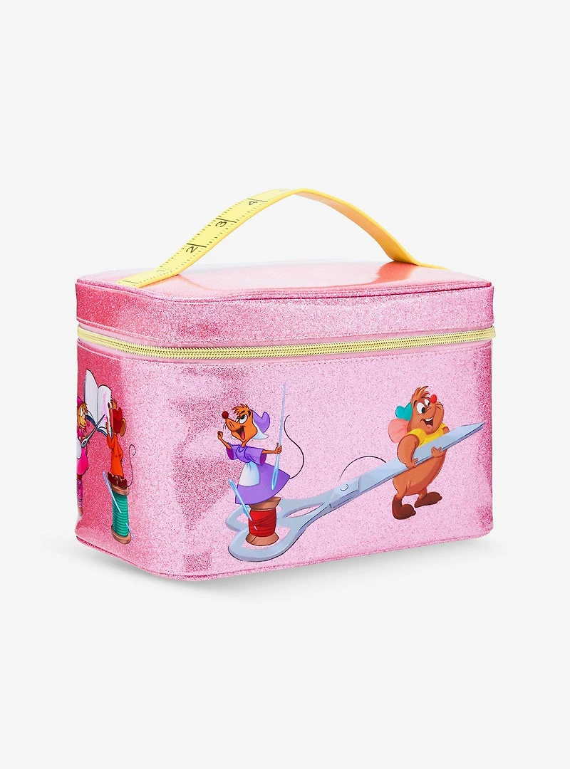Disney Cinderella Mice at Work Glitter Cosmetic Case