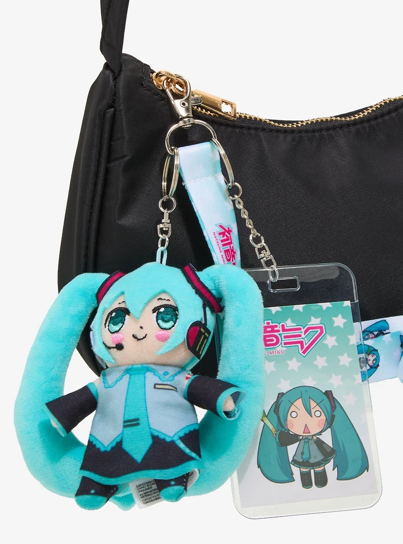 Vocaloid Hatsune Miku Plush Charm Lanyard