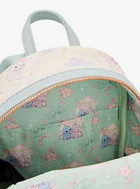 Loungefly Disney Lilo & Stitch Cherry Blossom Angel & Stitch Allover Print Mini Backpack