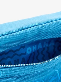 Loungefly Disney Lilo & Stitch Blue Stitch Belt Bag With Coin Purse