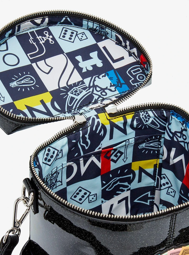 Loungefly Monopoly Top Hat Figural Crossbody Bag