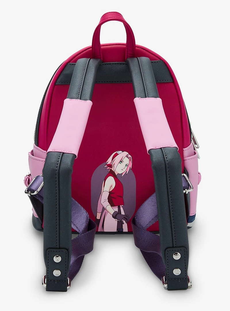 Loungefly Naruto Shippuden Sakura Shimmer Mini Backpack