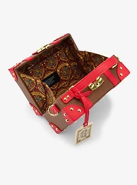 Loungefly Harry Potter Hogwarts Trunk Case Figural Crossbody Bag