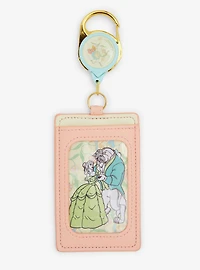 Loungefly Disney Beauty and the Beast Pastel Dance Retractable Lanyard