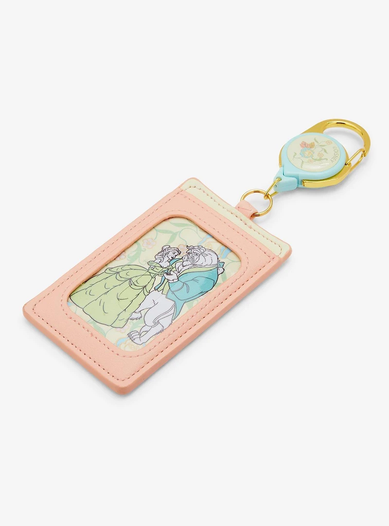 Loungefly Disney Beauty and the Beast Pastel Dance Retractable Lanyard