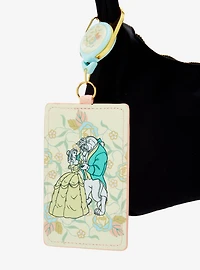 Loungefly Disney Beauty and the Beast Pastel Dance Retractable Lanyard