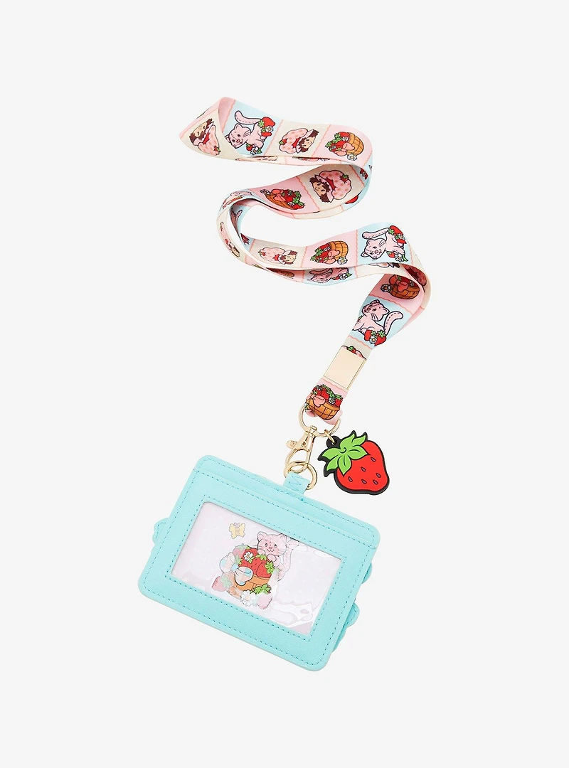 Strawberry Shortcake Rainbow Patchwork Lanyard