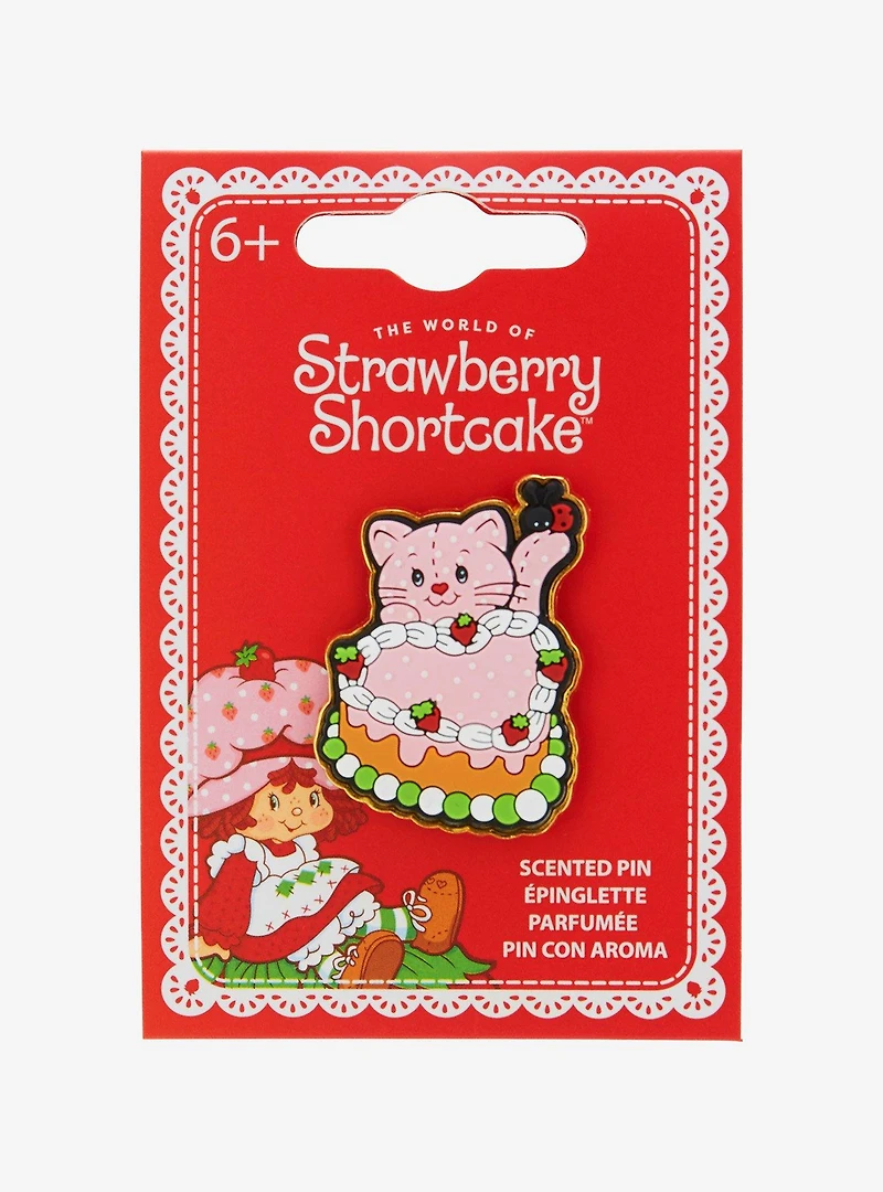 Strawberry Shortcake Custard Cake Scented Enamel Pin
