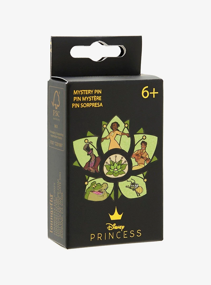 Loungefly Disney The Princess and the Frog Puzzle Glitter Assorted Blind Box Enamel Pin