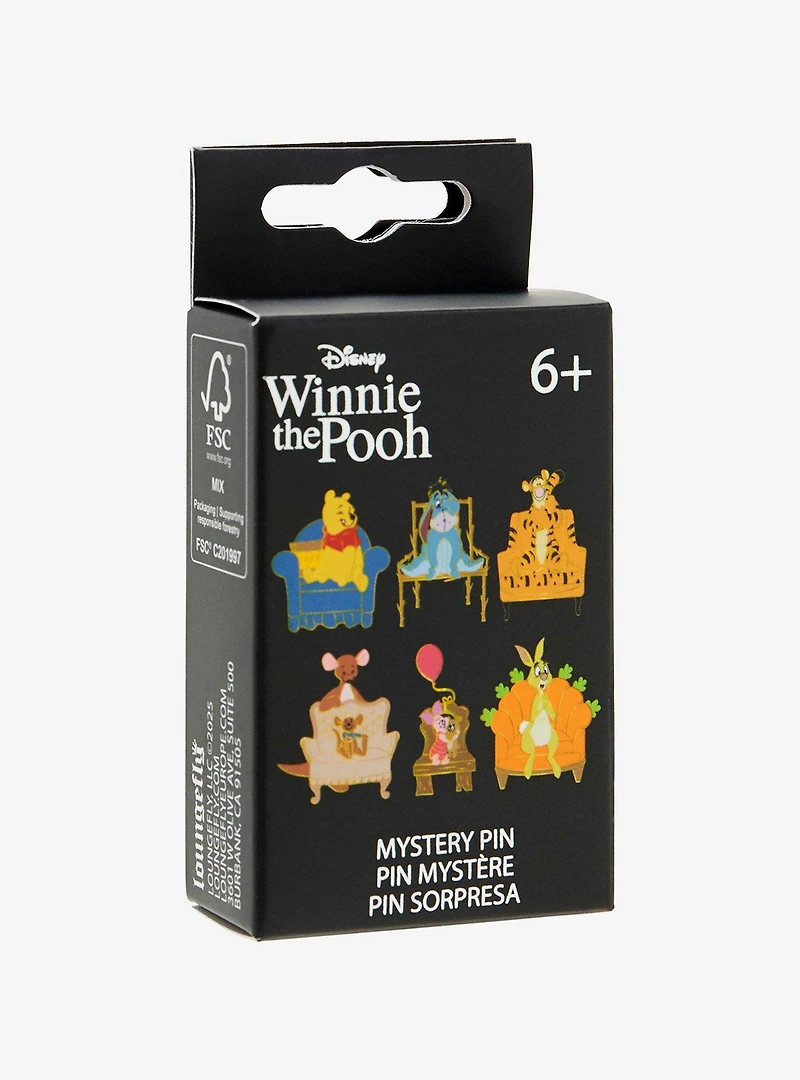 Loungefly Disney Winnie the Pooh Character Chair Assorted Blind Box Enamel Pin
