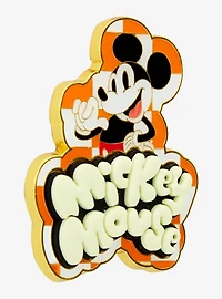 Loungefly Disney Mickey Mouse Checkered Portrait Enamel Pin - BoxLunch Exclusive