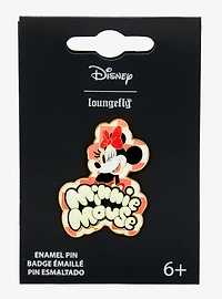 Loungefly Disney Minnie Mouse Checkered Portrait Enamel Pin - BoxLunch Exclusive