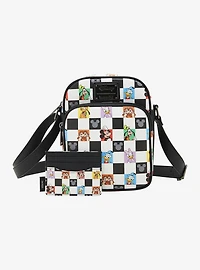 Loungefly Disney Mickey & Friends Checkered Cardholder - BoxLunch Exclusive