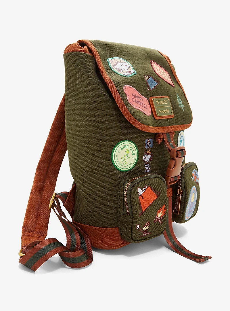Loungefly Peanuts Snoopy Beagle Scout Canvas Mini Backpack — BoxLunch Exclusive