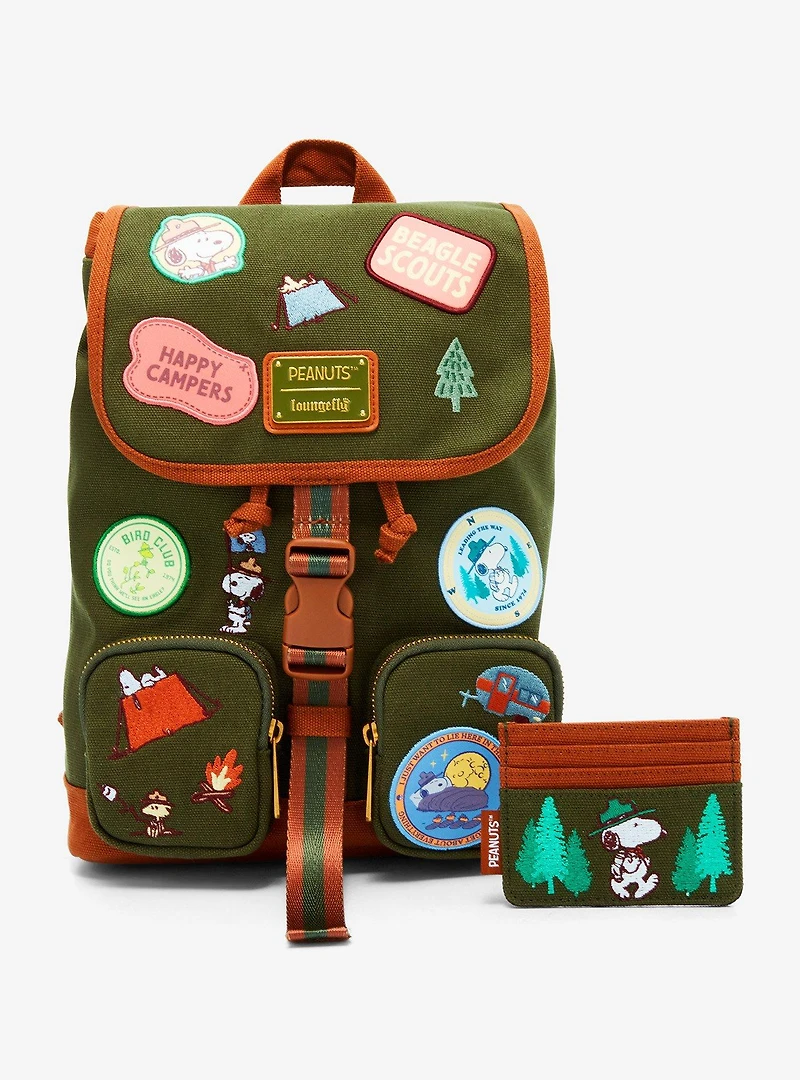 Loungefly Peanuts Snoopy Beagle Scout Canvas Mini Backpack — BoxLunch Exclusive