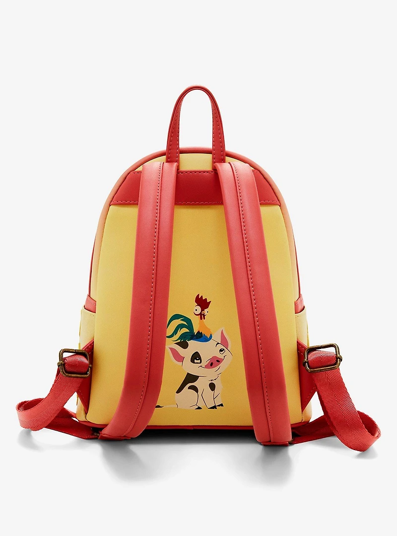 Loungefly Disney Moana Pua & Hei Hei Sunset Mini Backpack — BoxLunch Exclusive