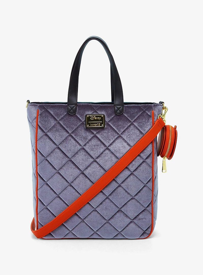 Loungefly Disney The Nightmare Before Christmas Jack & Sally Velvet Tote — BoxLunch Exclusive