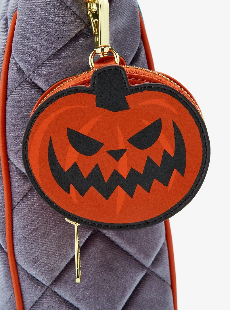 Loungefly Disney The Nightmare Before Christmas Jack & Sally Velvet Tote — BoxLunch Exclusive