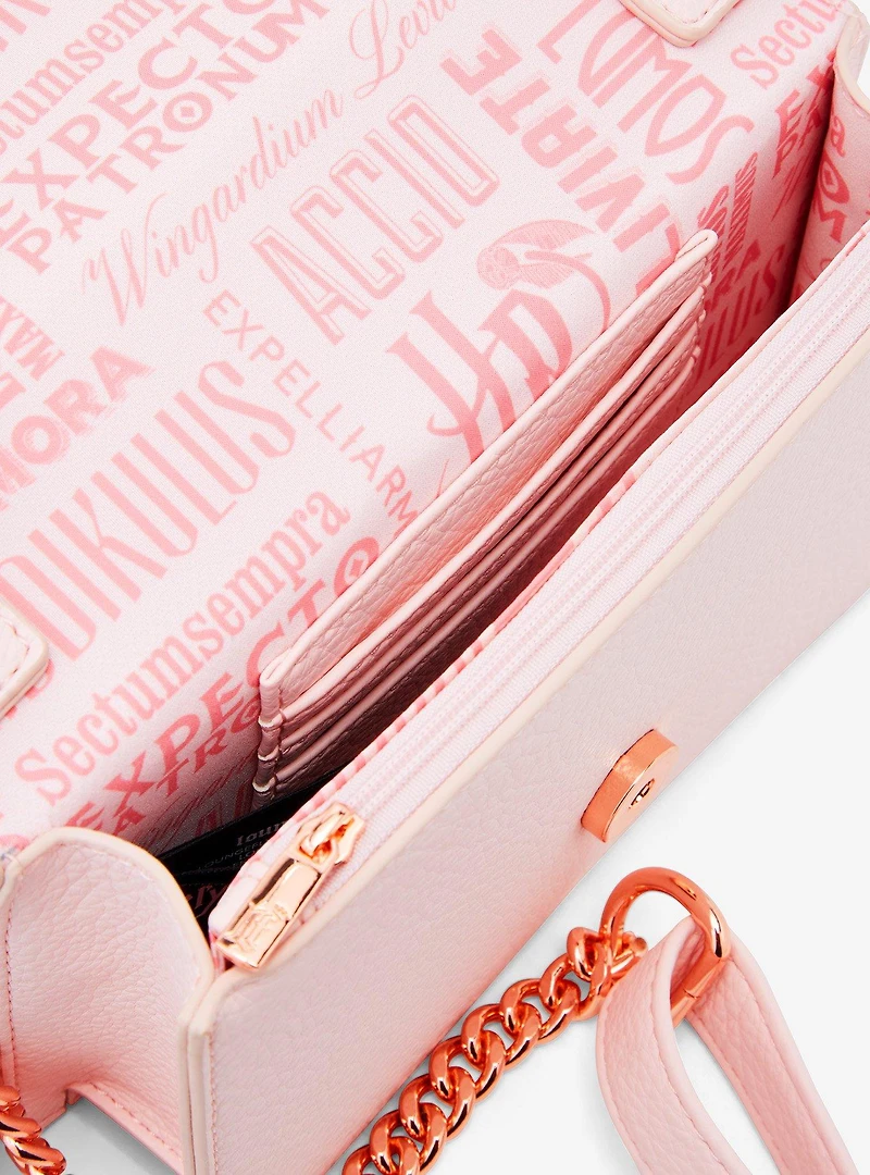 Loungefly Harry Potter Elder Wand Blush Crossbody Bag — BoxLunch Exclusive